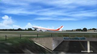 Wardair 747200 LeedsBradford Airport FSX [upl. by Hillegass]