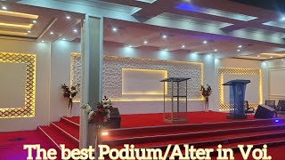 Church Alter  Podium  Interior designs [upl. by Ronalda113]