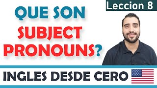 Como usar los SUBJECT PRONOUNS en INGLES PRINCIPIANTES  NIVEL 1 [upl. by Llehsor]