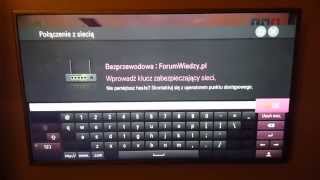 LG Smart TV podłączenie do sieci bezprzewodowej WiFi WLAN [upl. by Etnod]