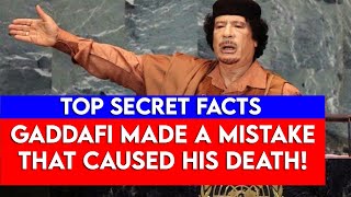 WHY WAS GADDAFI KILLED AND WHO IS MUAMMAR GADDAFI [upl. by Ornie]