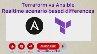 Terraform vs Ansible  Difference between Terraform and Ansible [upl. by Egidio]