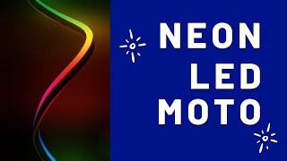 Neon a led per moto sai come si montano [upl. by Leirua]