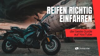 Knieschleifen mit neuen Reifen  so fährst du deinen Motorradreifen richtig ein [upl. by Ghiselin340]