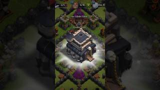 COC Town hall upgrade Level 8 to Level 9 clash of clans best gameplay coc clashofclans viral [upl. by Asaph772]