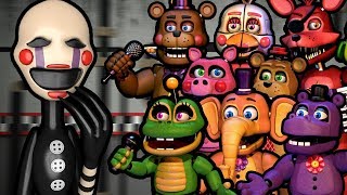 THE PUPPET REACTS TO Ultimate Custom Night Updates  THE DEATH COIN AND VOICE ACTING [upl. by Acireed]