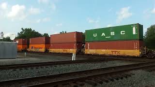 Southbound Intermodal train [upl. by Odnomor78]