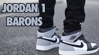 Air Jordan 1 Barons Review  On Feet [upl. by Zurn]