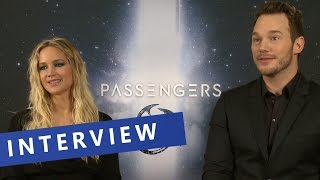 PASSENGERS Jennifer Lawrence amp Chris Pratt im Interview  Passengers [upl. by Adnovoj]