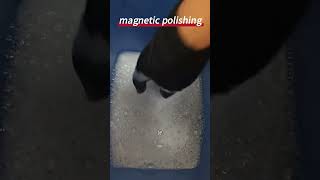 Efficient magnetic polishing machine [upl. by Ytsenoh]