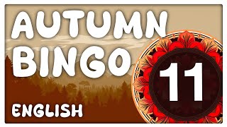 Autumn Themed 90Ball Bingo Game  11 [upl. by Lyssa]