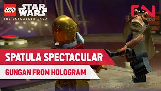 SPATULA SPECTACULAR Deliver the Message to Gungan  LEGO Star Wars Skywalker Saga [upl. by Line72]