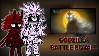 OPM amp MHA《GODZILLA BATTLE ROYALE》true form ULTIMA VS BURNING GODZILLA react to gacha [upl. by Ellezaj]