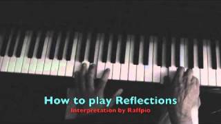 How to play Reflections  Mariah Carey my piano interpretation [upl. by Alinna]