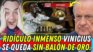 VINICIUS SE QUEDA SIN BALÓN DE ORO  EL SEÑORÍO DEL MADRID NO EXISTE  ABANDONAN LA GALA [upl. by Nordgren]