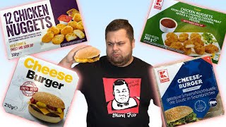 Burger a Chicken nugetts z Lidlu nebo z Kauflandu Které budou lepší [upl. by Fidelas]