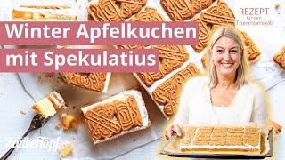 😍😍 Saftiger Apfelkuchen mit Spekulatius vom Blech einfach zubereitet  Thermomix® Rezepte [upl. by Ahcirt29]