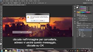 Tutorial Photoshop  come creare una linea per mettere scritte [upl. by Annuahsal]