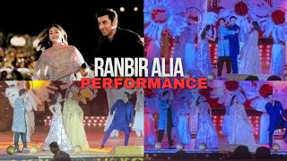 Ranbir Kapoor Alia Bhatt Akash Ambani amp Shloka Full Performance for Anant Radhika Pre Wedding [upl. by Reivax710]