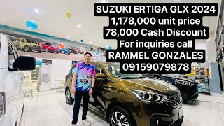 SUZUKI ERTIGA HYBRID GLX 2024 MODEL WITH NEW DESIGN AND ACCESORIES rammelgonzales suzukiertiga [upl. by Mamie]