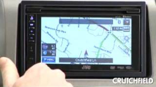 JVC KWNT1 Navigation Receiver  Crutchfield Video [upl. by Beard]