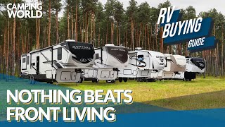 Best Front Living Fifth Wheels  RV Buying Guide [upl. by Attayek]