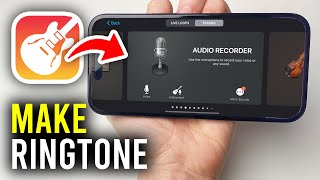 How To Make A Ringtone On iPhone With GarageBand  Full Guide [upl. by Kohcztiy]