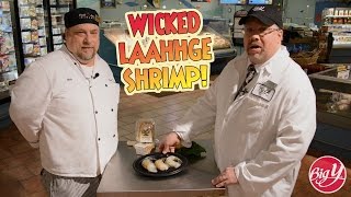 Wicked Laahhge Shrimp  Baked Stuffed Shrimp Recipe [upl. by Hakaber534]