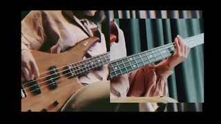 「VERY SHORT COVER」Supercell  Kimino shiranai monogatari bass cover by jorjeenguitar solo by oaki [upl. by Yesnek860]