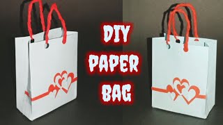 quotEasy Paper Bag Making Tutorialquot Creative Paper Bag [upl. by Acinomaj]