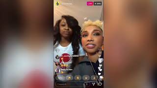 Reginae Carter goes live about YFN Lucci [upl. by Warrick]