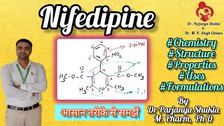 Nifedipine  Antihypertensive Agents  Pharmaceutical Chemistry  D Pharm l 1st year [upl. by Kristin]