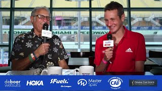 Alistair Brownlee Breakfast with Bob at CLASH Miami [upl. by Jehanna]