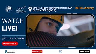 52nd FIL Luge World Championships 2024 Altenberg GER  Where to watch [upl. by Elvah897]