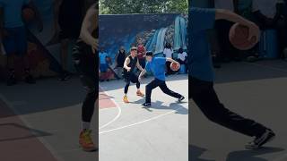 Delivery man EXPOSES Streetball Hoopers and BREAKS ANKLES [upl. by Elyrehc]