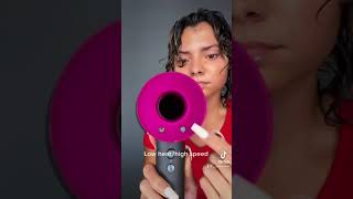 How to diffuse curly hair diffuser dysonsupersonic [upl. by Ramin]