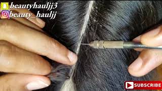 Diy How To Make Closure  DIY How To Make An Old Weavon Into A Wig [upl. by Ayamahs]