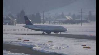 Bern Airport Airbus A319 landing [upl. by Cleasta]