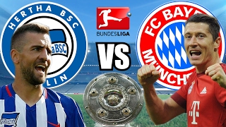 HERTHA BSC BERLIN vs FC BAYERN MÜNCHEN BUNDESLIGA ORAKEL18022017 11 [upl. by Levy]