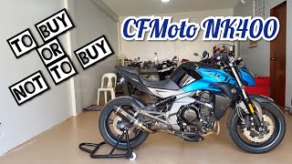 Balak Mo Mag CFMoto NK400  Long Term Review and First Ride [upl. by Nerua207]