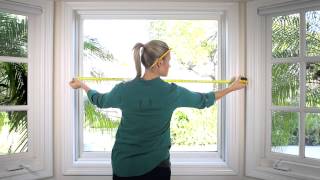 How to Measure your Window for Faux Wood Blinds [upl. by Hertberg]