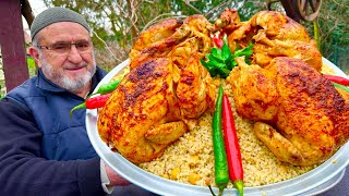 Ive never had such delicious chicken Easy Turkish village style recipe asmr cooking [upl. by Aelc]