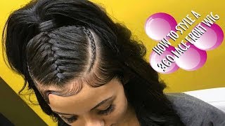 How To Style A 360 Lace Frontal Wig  Ft ASTERIA HAIR [upl. by Silma]