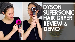 DYSON SUPERSONIC Hair Dryer Review amp Demo [upl. by Trebma]