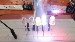 How to make Running LEDs using Arduino [upl. by Olen]