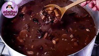 FEIJOADA CARIOCA para 20 pessoas fácil e rápido de fazer [upl. by Ynoyrb18]