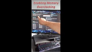 How to Enable Standard Memory Overclocking on your PC Shorts [upl. by Huberty]