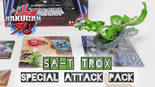 SPECIAL ATTACK TROX SINGLE PACK  Bakugan G3  BAKUGAN UNBOX [upl. by Otrevlig]