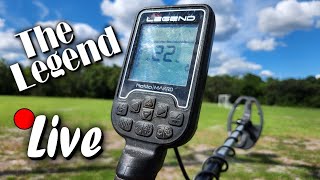 Live METAL DETECTING in REAL TIME  Nokta LEGEND Metal Detector Realistic Park Treasure Hunt [upl. by Gillan]