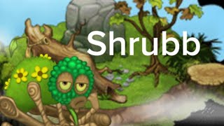 ￼ My Singing Monsters￼ Shrubb character￼ [upl. by Akital454]